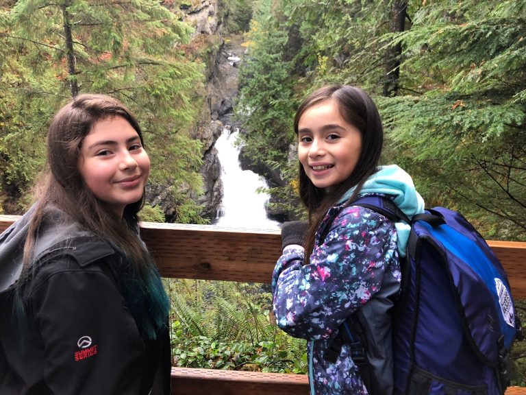 bridge hike girls